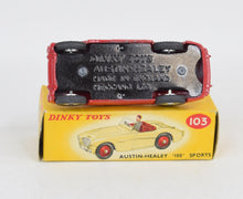 Dinky 103 Austin Healey Civilian Virtually Mint/Nice box