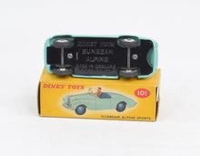 Dinky toys 101 Sunbeam Alpine Near Mint/Boxed (Spun hubs)