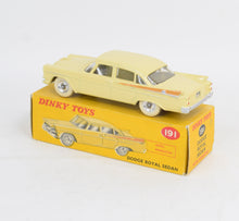 Dinky Toys 191 Dodge Royal Sedan Virtually Mint/Nice box
