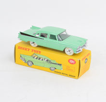 Dinky Toys 191 Dodge Royal Sedan Virtually Mint/Nice box