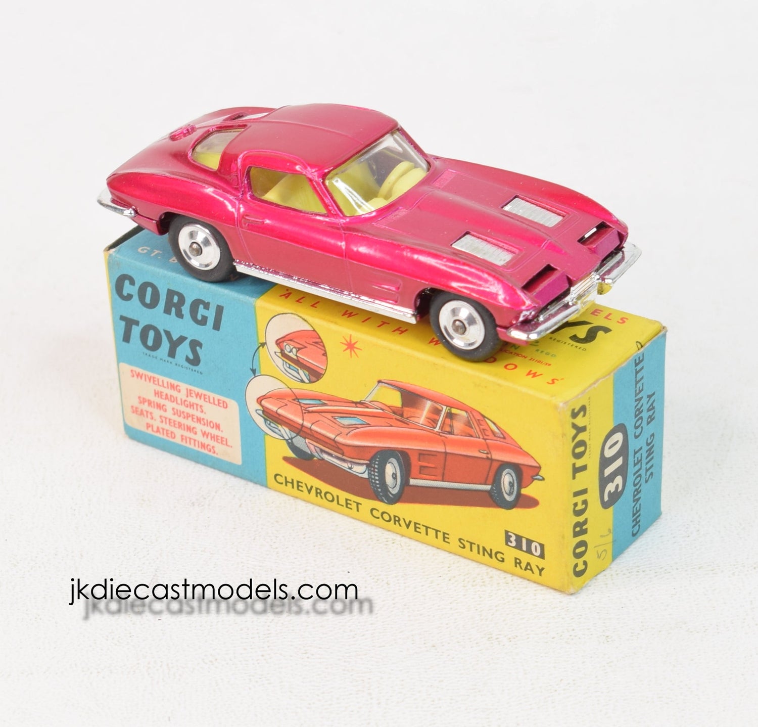 Corgi Toys 310 Chevrolet Corvette Virtually Mint/Boxed