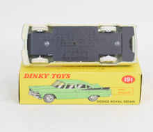 Dinky Toys 191 Dodge Royal Sedan Virtually Mint/Nice box