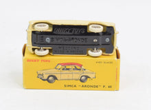Dinky Toys 544 Simca 'Aronde' P.60 Very Near Mint/Boxed