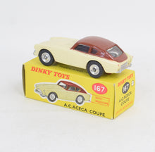 Dinky Toys 167 A.C Aceca Near Virtually Mint/Boxed (High line)