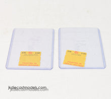 Corgi toys 336 & 270 Price tab 'Blue & Yellow' Collection (U.S)