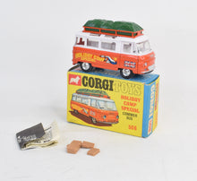 Corgi toys 508 Commer Holiday Camp Bus Virtually Mint/Nice box