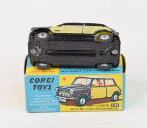 Corgi toys 249 Mini-Cooper Wickerwork Virtually Mint/Boxed