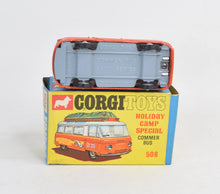 Corgi toys 508 Commer Holiday Camp Bus Virtually Mint/Nice box