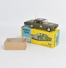 Corgi toys 358 H.Q Staff Car Virtually Mint/Nice box