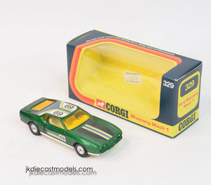 Corgi toys 329 Ford Mustang Virtually Mint/Nice box