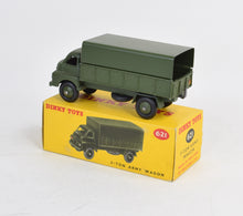 Dinky toys 621 Army Covered Wagon Virtually Mint/Nice box