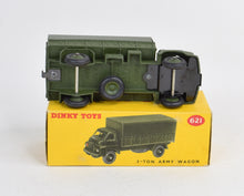Dinky toys 621 Army Covered Wagon Virtually Mint/Nice box