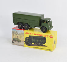 Dinky toys 622 10-ton Army Truck Virtually Mint/Boxed (Plastic driver/rare box)