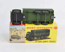 Dinky toys 622 10-ton Army Truck Virtually Mint/Boxed (Plastic driver/rare box)