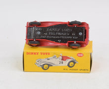 Dinky toys 108 M.G Midget Sports Virtually Mint/Nice box
