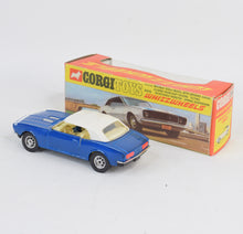 Corgi toys 304 SS350 Camero Virtually Mint/Nice box