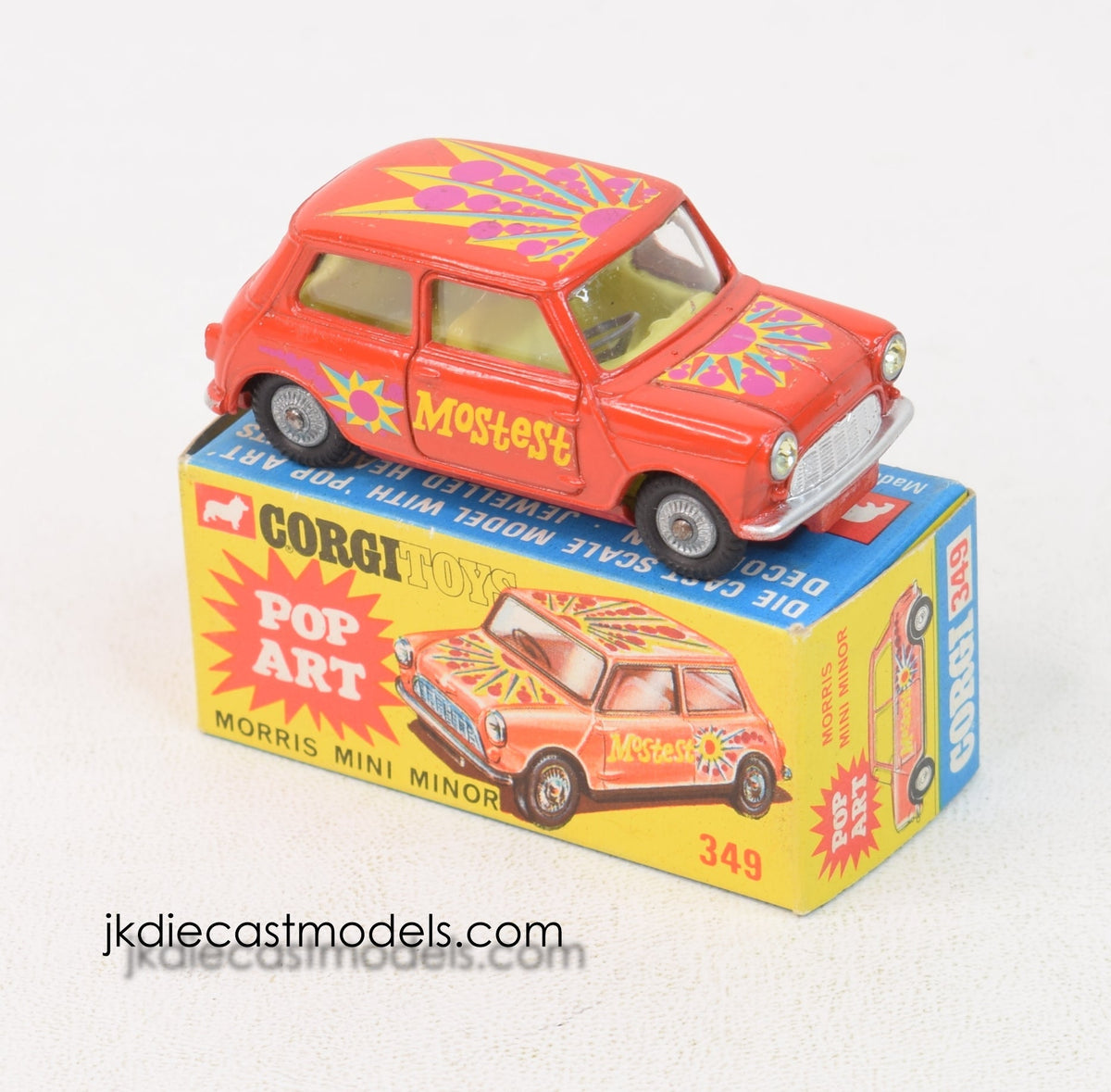 Corgi toys 349 'Pop Art' Mini Mint/Lovely box 'Kensington' Collection