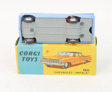 Corgi toys 220 Chevrolet Impala Virtually Mint/Boxed 'Blue & Yellow' Collection