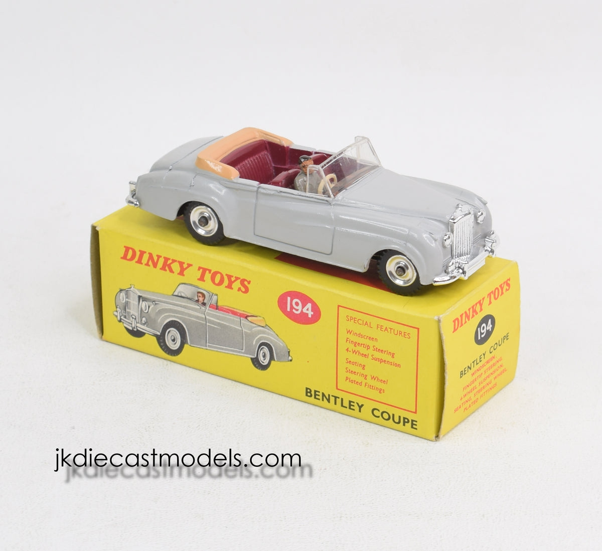 Dinky Toys 194 Bentley Coupe Virtually Mint/Nice box