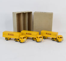 3 x French Dinky 32AJ Panhard Articulated Lorry 'KODAK' trade set - Very Near Mint/Boxed