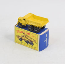 Matchbox Lesney 6 Euclid Quarry truck Virtually Mint/Nice box 'Carlton Collection'