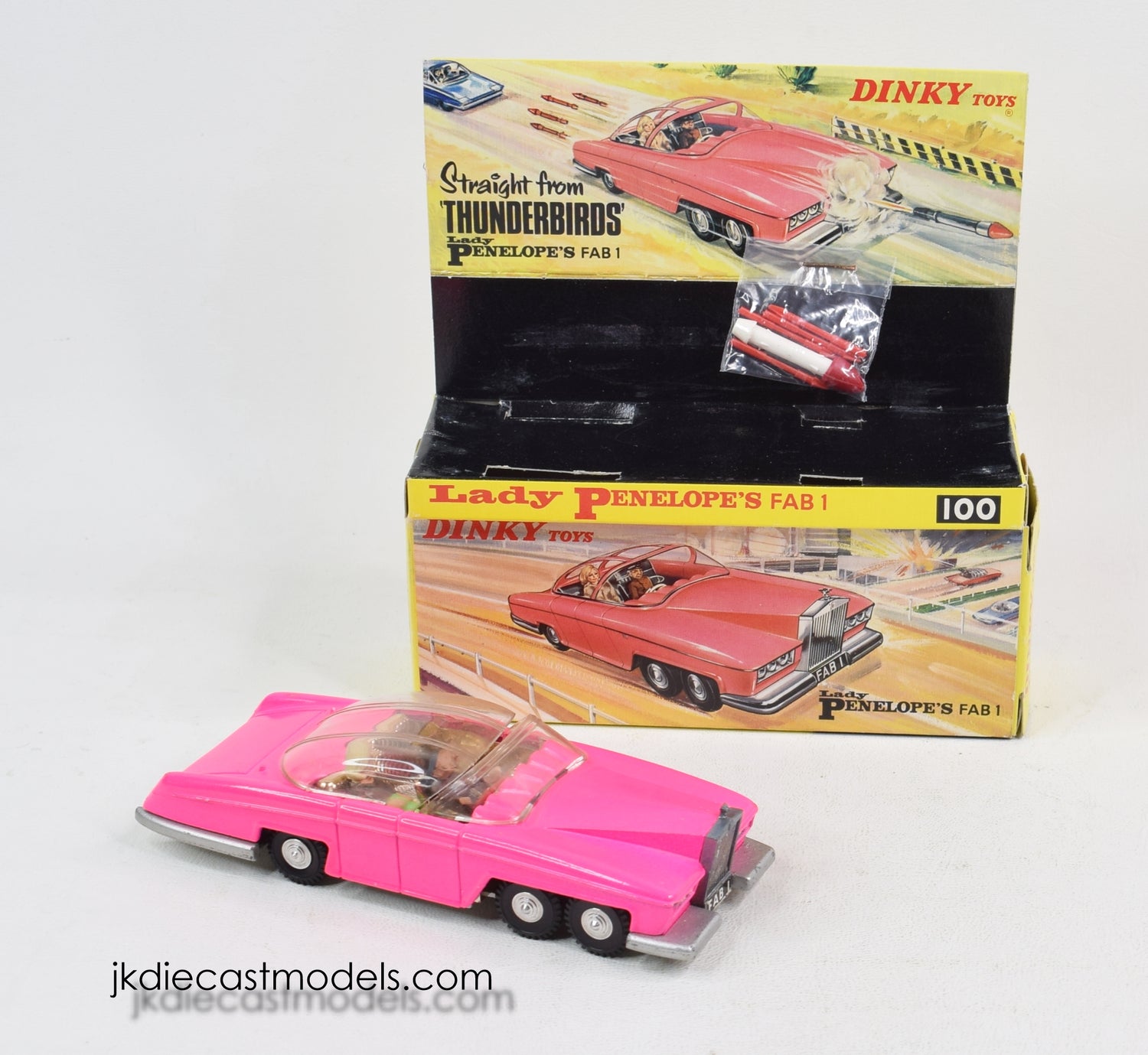 Dinky Toys 100 Fluorescent Fab 1 Virtually Mint/Nice box
