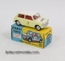 Corgi toys 227 Mini-Cooper Competition Virtually Mint/Boxed