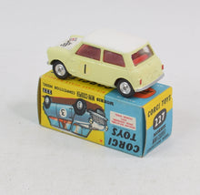 Corgi toys 227 Mini-Cooper Competition Virtually Mint/Boxed
