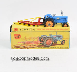 Corgi Toys Gift Set 18 Fordson Power Major with Plough Virtually Mint/Boxed 'Swansea Collection'