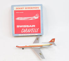 Dinky Toys 891b Swissair Caravelle - Very Near Mint/Boxed - 'Sileby' Collection