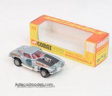 Corgi toys 376 Chevrolet Stingray Virtually Mint/Lovely box