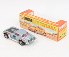 Corgi toys 376 Chevrolet Stingray Virtually Mint/Lovely box