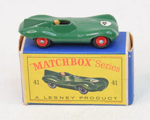 Matchbox Lesney 41 D tpye Jaguar Virtually Mint/Boxed