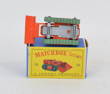 Matchbox 58 Drott Excavator Virtually Mint/Nice box