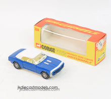 Corgi toys 304 SS350 Camero Virtually Mint/Nice box