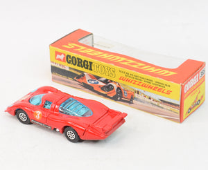 Corgi toys 385 Porsche 917 Virtually Mint/Nice box (Button style wheels)