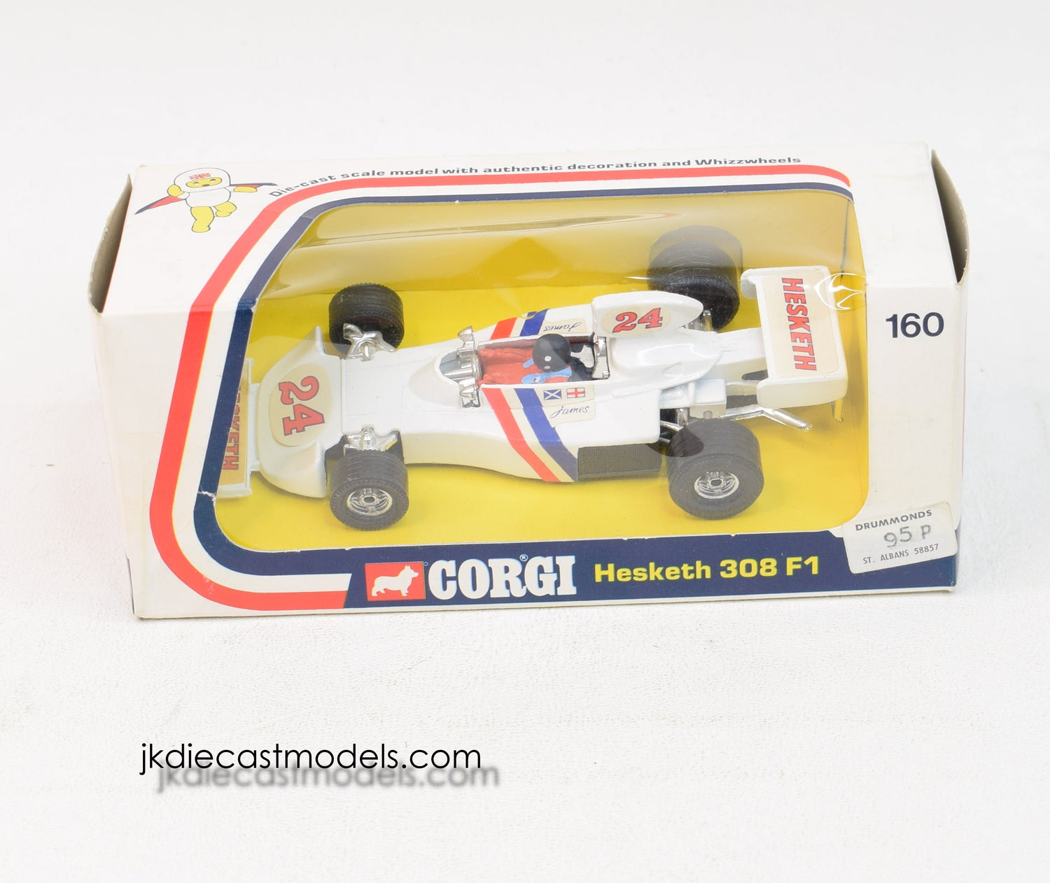 Corgi toys 160 Hesketh 308 Formula 1 Virtually Mint/Nice box – JK