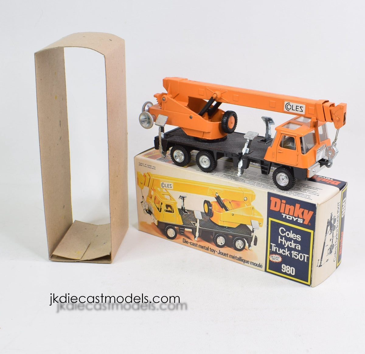 Dinky toy 980 Coles Hydra Virtually Mint/Nice box (Orange) 'B.G.S Collection'