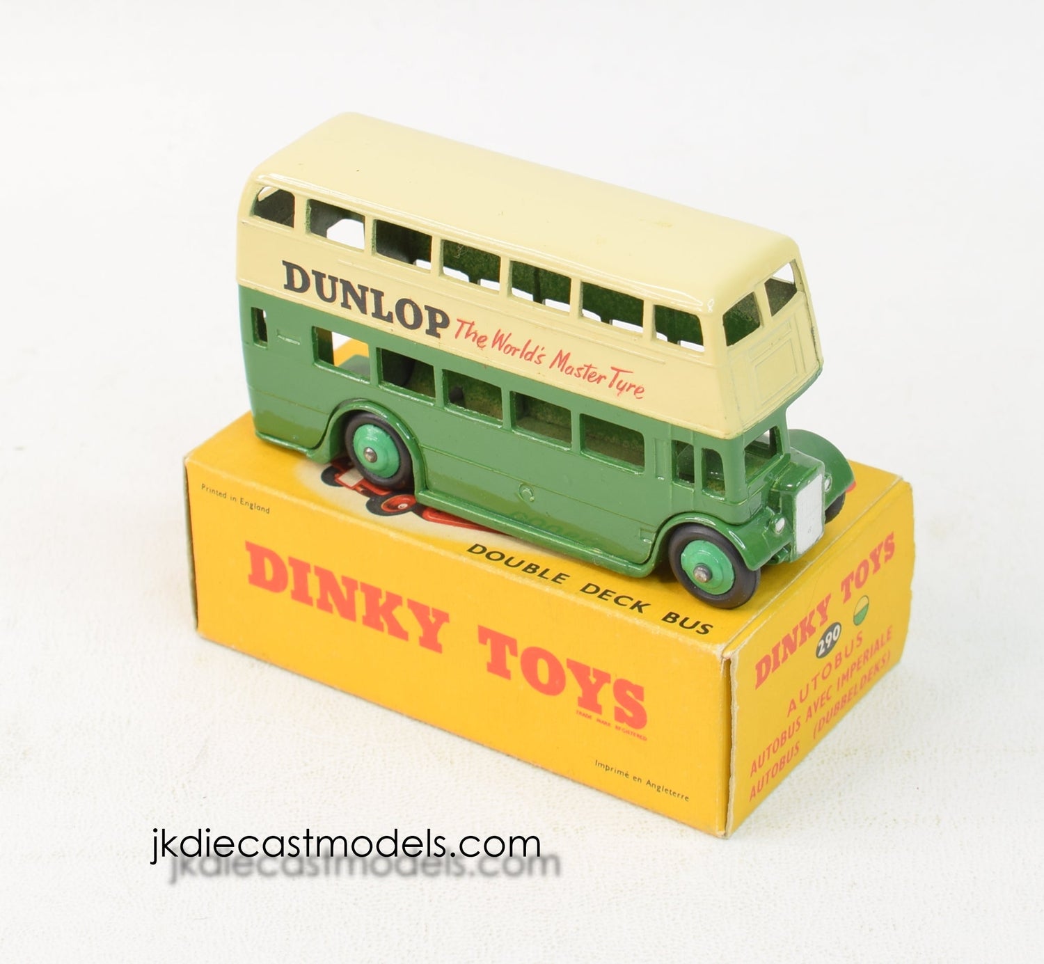 Dinky toys 290 Double deck bus 'Dunlop' Virtually Mint/Boxed