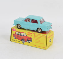 French Dinky Toys 519 Simca 1000 'South African' Virtually Mint/Nice box