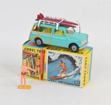 Corgi Toys 485 Surfing with B.M.C Virtually Mint/Nice box (Cast hubs)