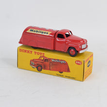 Dinky toys 440 'Mobilgas' Tanker Virtually Mint/Nice box (Rare late issue)