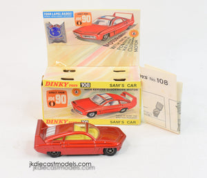 Dinky toys 108 Sam's Car Very Near Mint/Boxed 'Llanellen' Collection