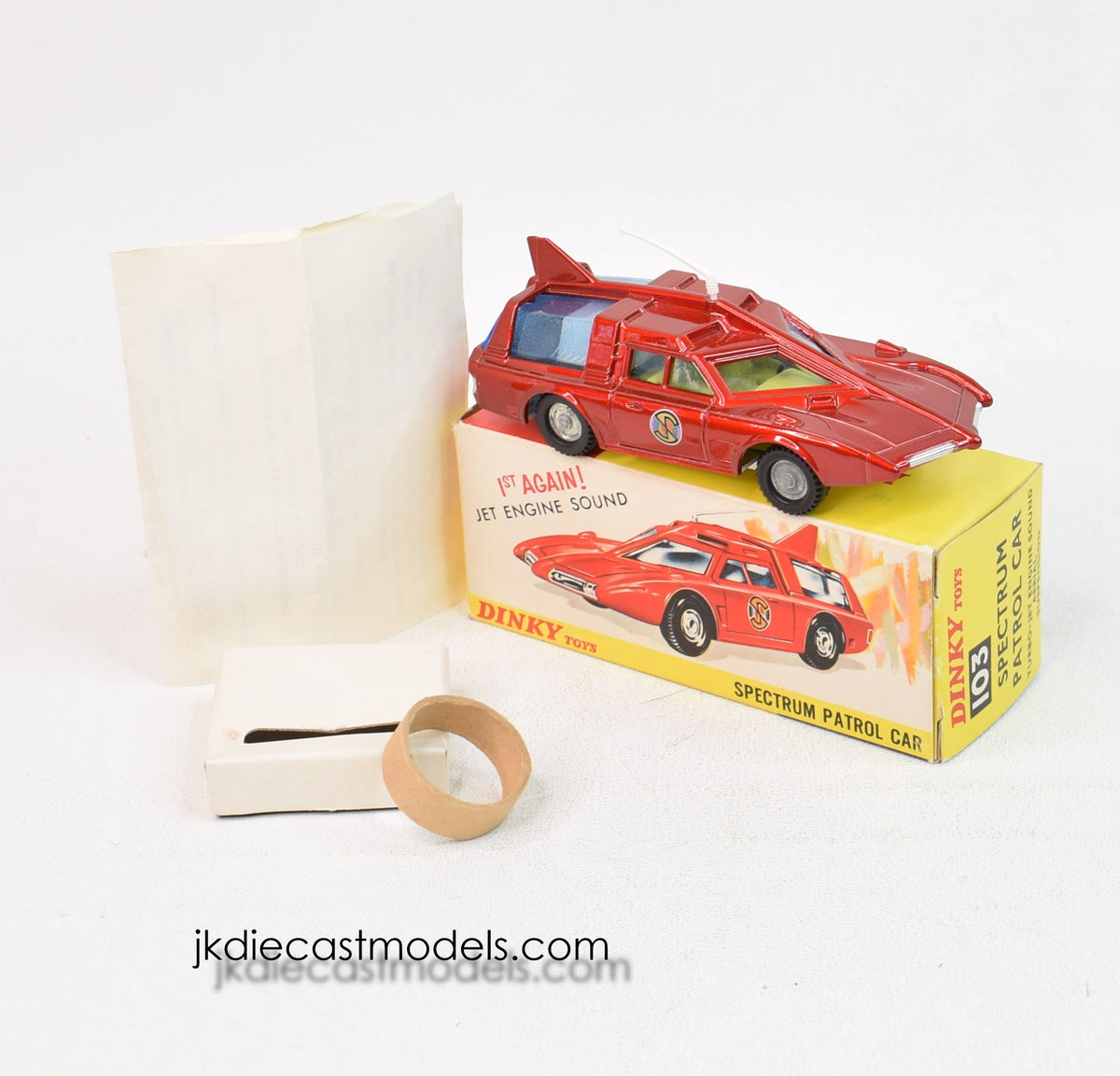 Dinky toys 103 Spectrum Patrol Car Virtually Mint/Nice box 'Llanellen' Collection