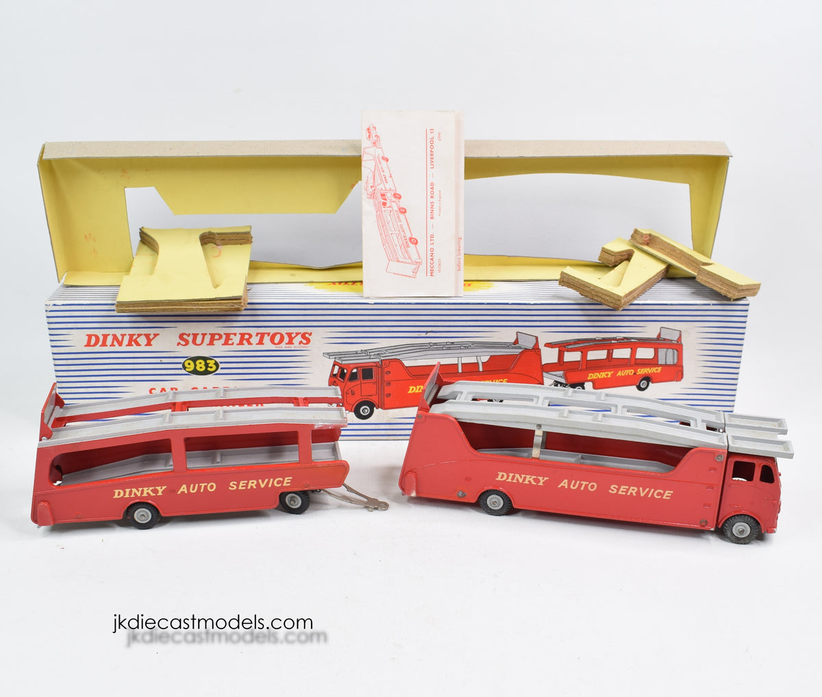 Dinky toys 983 Car Carrier with Trailer Very Near Mint/Boxed