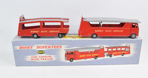 Dinky toys 983 Car Carrier with Trailer Very Near Mint/Boxed