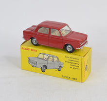 French Dinky 519 Simca 1000 Virtually Mint/Nice box (MR)