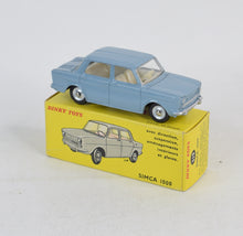 French Dinky 519 Simca 1000 Virtually Mint/Nice box (MR)