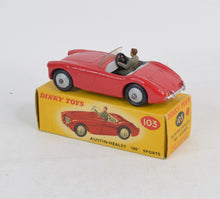 Dinky 103 Austin Healey Civilian Very Near Mint/Boxed (MR)