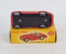 Dinky 103 Austin Healey Civilian Very Near Mint/Boxed (MR)
